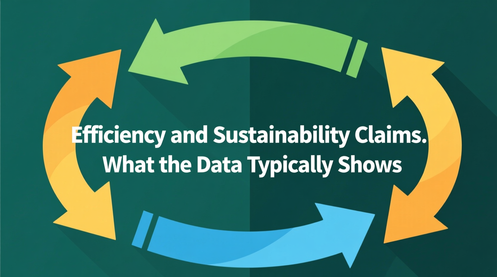 Efficiency and Sustainability Claims: What the Data Typically Shows