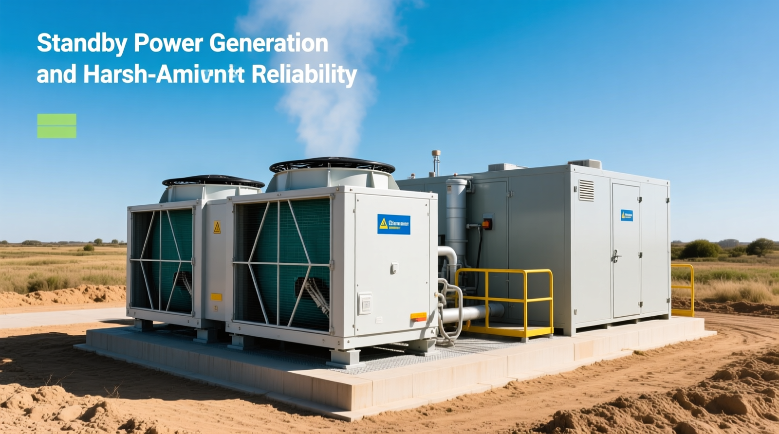 Stationary Power Generation Cooling: Standby Reliability and Harsh-Ambient Readiness
