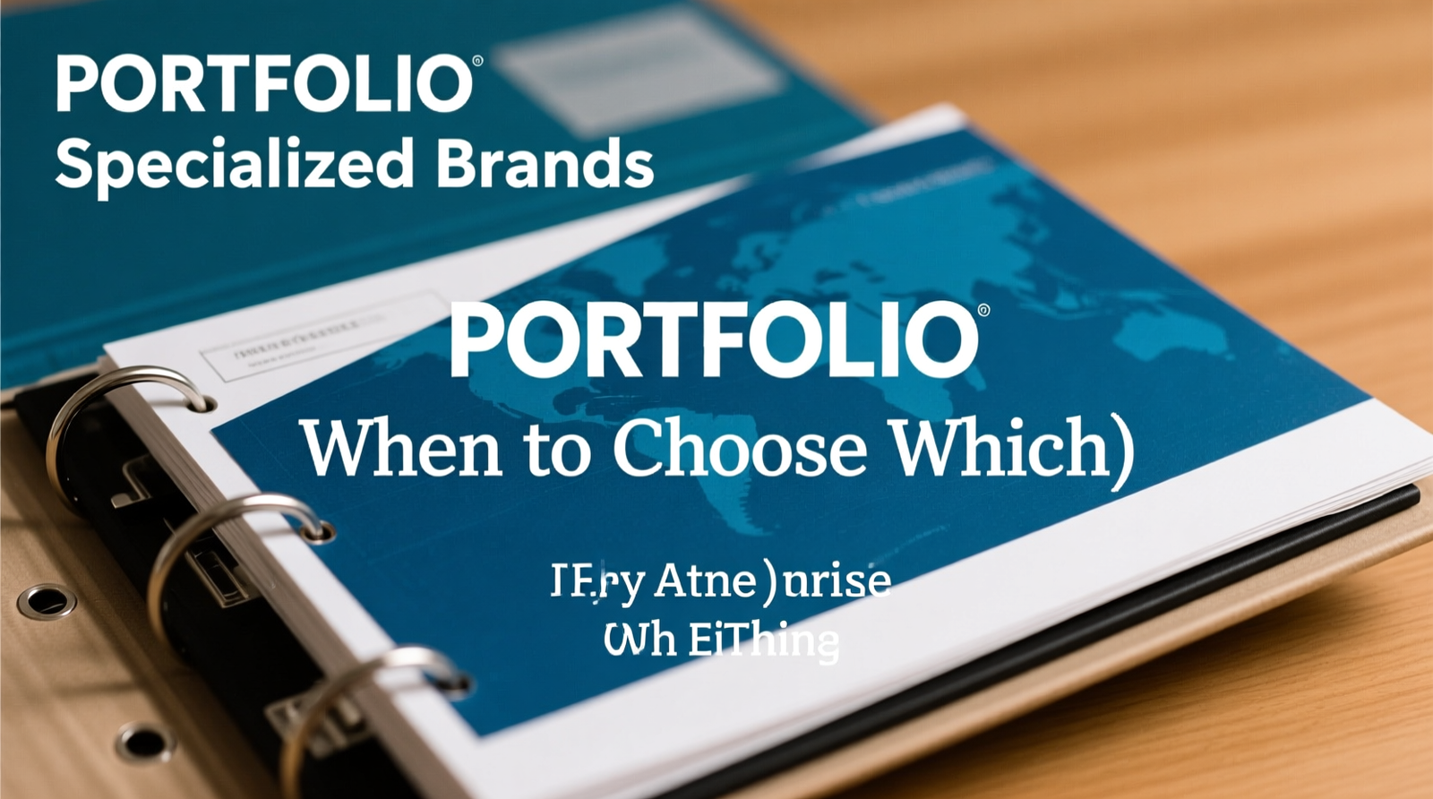 A Portfolio of Specialized Brands (When to Choose Which)