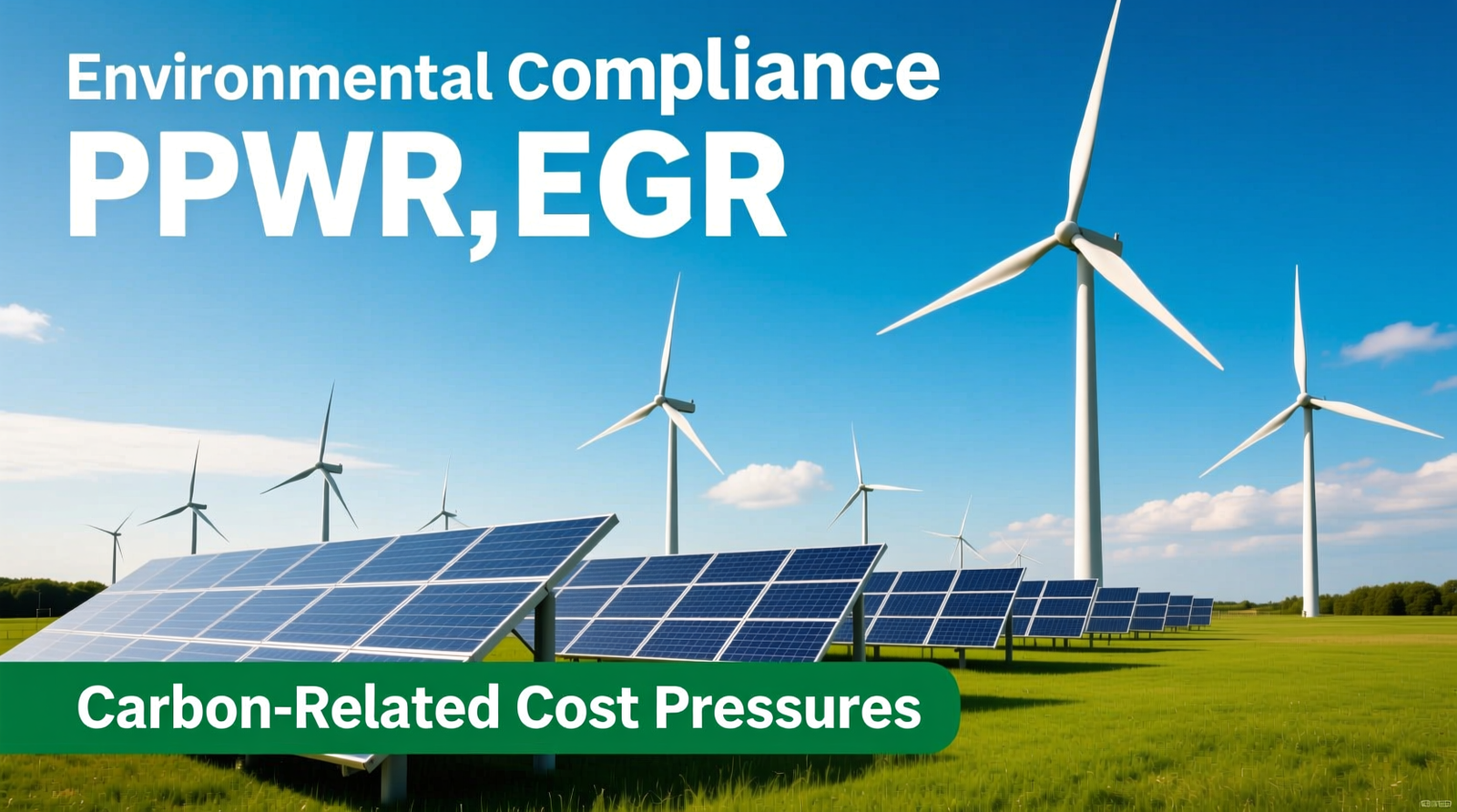 Environmental Compliance: PPWR, EPR, and Carbon-Related Cost Pressures