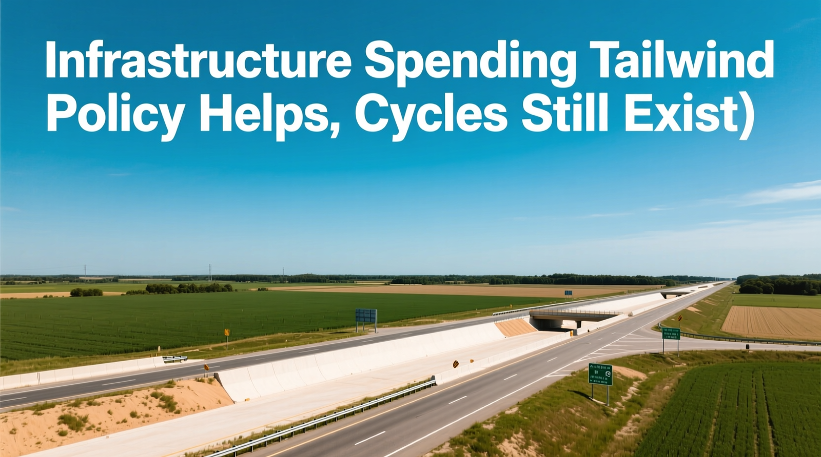 4) Infrastructure Spending Tailwind (Policy Helps, Cycles Still Exist)