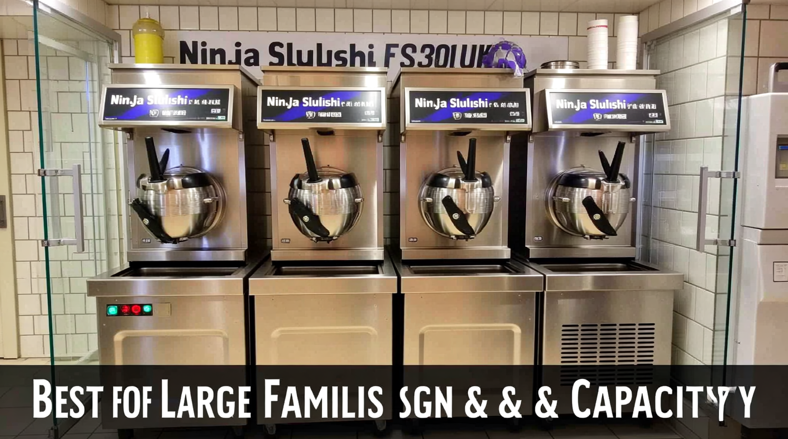 Ninja Slushi FS301UK (Best for Large Families & Capacity)
