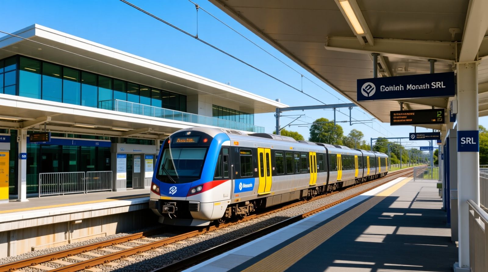 About the New Monash SRL Station (Location + Precinct Context)
