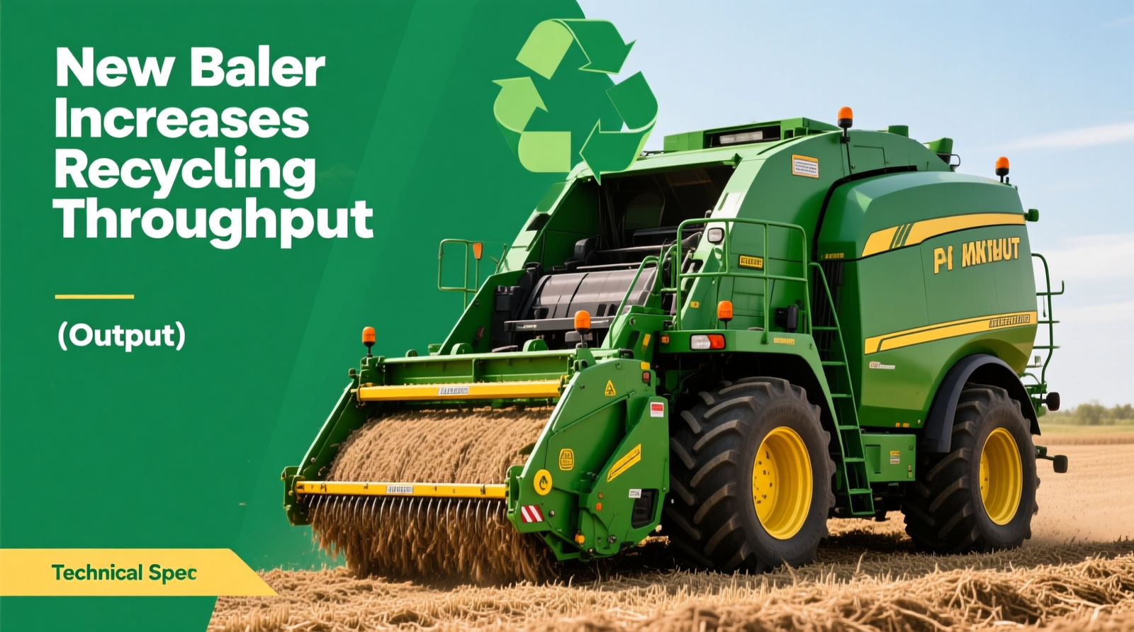 How the New Baler Increases Recycling Throughput (Technical Specs and Output)