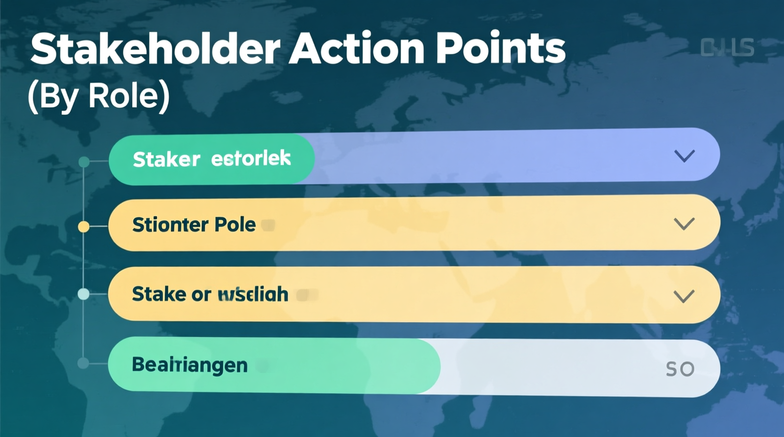 Stakeholder Action Points (By Role)