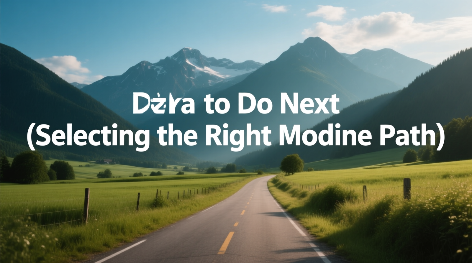 What to Do Next (Selecting the Right Modine Path)