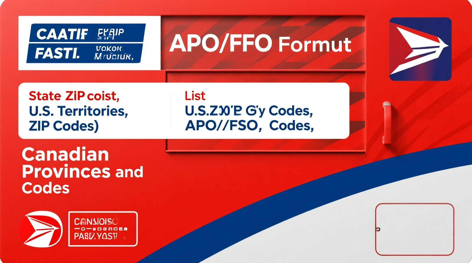 Introduction (State and ZIP Code List, U.S. Territories ZIP Codes, APO/FPO Format, Canadian Provinces and Postal Codes)