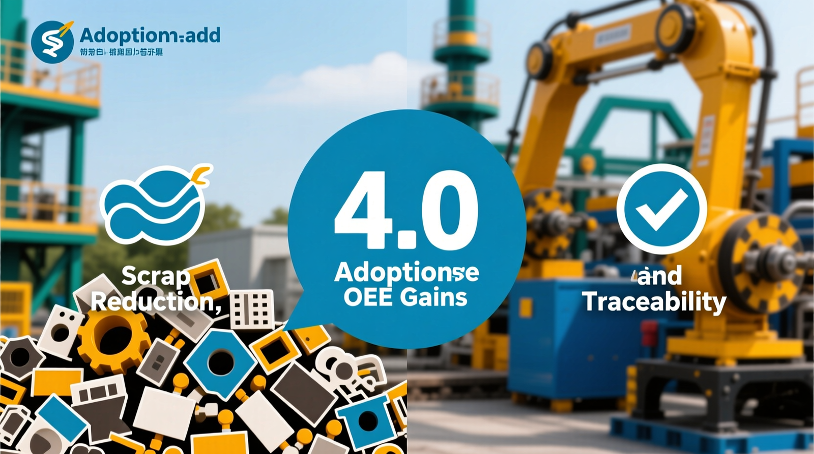Industry 4.0 Adoption: Scrap Reduction, OEE Gains, and Traceability